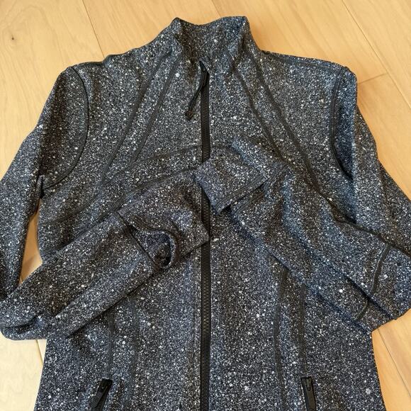 Lululemon Define Jacket 8 Black Full Zip Workout Athleisure Yoga Running - Picture 4 of 9